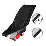 Maxbell Push Mower Covers Reusable Dust Proof 210D Waterproof Fabric for Indoor Black
