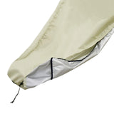 Maxbell Push Mower Covers Reusable Dust Proof 210D Waterproof Fabric for Indoor Khaki