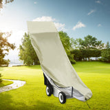 Maxbell Push Mower Covers Reusable Dust Proof 210D Waterproof Fabric for Indoor Khaki
