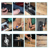 Maxbell Doweling Jig Kit Woodworking Tools Drill Punch Locator Hole Drilling Guide