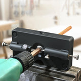 Maxbell Doweling Jig Kit Woodworking Tools Drill Punch Locator Hole Drilling Guide