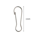 Maxbell 100 Pieces Gourd Clip Keychain Hook for Home Accessories Clothing Tag Sewing 2.2cm