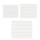 Maxbell 100 Pieces Gourd Clip Keychain Hook for Home Accessories Clothing Tag Sewing 2.2cm