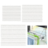 Maxbell 100 Pieces Gourd Clip Keychain Hook for Home Accessories Clothing Tag Sewing 2.2cm