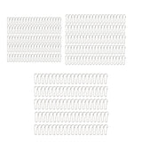 Maxbell 100 Pieces Gourd Clip Keychain Hook for Home Accessories Clothing Tag Sewing 2.2cm