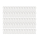 Maxbell 100 Pieces Gourd Clip Keychain Hook for Home Accessories Clothing Tag Sewing 2.2cm