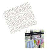 Maxbell 100 Pieces Gourd Clip Keychain Hook for Home Accessories Clothing Tag Sewing 2.2cm