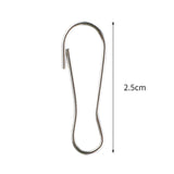 Maxbell 100 Pieces Gourd Clip Keychain Hook for Home Accessories Clothing Tag Sewing 2.5cm