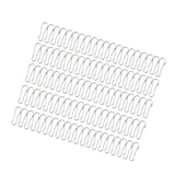 Maxbell 100 Pieces Gourd Clip Keychain Hook for Home Accessories Clothing Tag Sewing 2.5cm