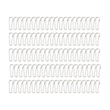Maxbell 100 Pieces Gourd Clip Keychain Hook for Home Accessories Clothing Tag Sewing 3.2cm