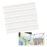 Maxbell 100 Pieces Gourd Clip Keychain Hook for Home Accessories Clothing Tag Sewing 3.2cm