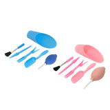 Maxbell 6Pcs Transplanting Tools Kit Lightweight Migration Tool for Fairy Garden Blue