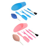 Maxbell 6Pcs Transplanting Tools Kit Lightweight Migration Tool for Fairy Garden Blue