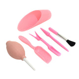 Maxbell 6Pcs Transplanting Tools Kit Lightweight Migration Tool for Fairy Garden Pink