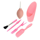 Maxbell 6Pcs Transplanting Tools Kit Lightweight Migration Tool for Fairy Garden Pink