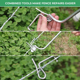 Maxbell Barbed Wire Fence Tools Fence Repair Tool for Fence Home fence card