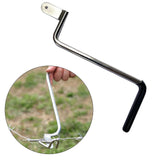 Maxbell Barbed Wire Fence Tools Fence Repair Tool for Fence Home wrench with handle