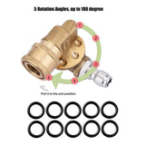 Maxbell Quick Installation High Pressure Car Washing with O Rings Rotation 1/4"