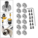 Maxbell Mounted Bearings for Router Bit for Milling Cutter Bearing Accessories