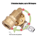 Maxbell Adjustable Pressure Washing Adapter Kit Fittings Nozzle Tips for K2 K6 K4