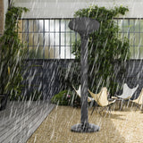 Maxbell Durable Garden Courtyard Heater Cover with Zipper Breathable for Outdoor