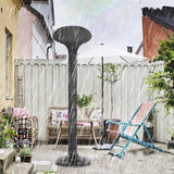 Maxbell Durable Garden Courtyard Heater Cover with Zipper Breathable for Outdoor