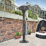 Maxbell Durable Garden Courtyard Heater Cover with Zipper Breathable for Outdoor