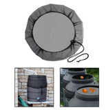 Maxbell Rain Barrel Net Cover Protector mesh Drawstring for Barrels Garden 80cm Black