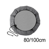 Maxbell Rain Barrel Net Cover Protector mesh Drawstring for Barrels Garden 80cm Black