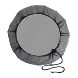 Maxbell Rain Barrel Net Cover Protector mesh Drawstring for Barrels Garden 80cm Black