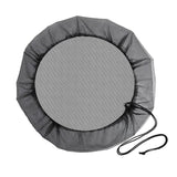 Maxbell Rain Barrel Net Cover Protector mesh Drawstring for Barrels Garden 80cm Black