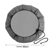 Maxbell Rain Barrel Net Cover Protector mesh Drawstring for Barrels Garden 80cm Black