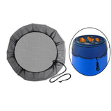 Maxbell Rain Barrel Net Cover Protector mesh Drawstring for Barrels Garden 80cm Black