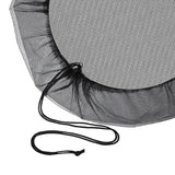 Maxbell Rain Barrel Net Cover Protector mesh Drawstring for Barrels Garden 100cm Black