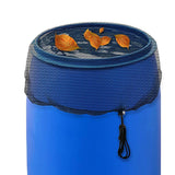Maxbell Rain Barrel Net Cover Protector mesh Drawstring for Barrels Garden 100cm Black