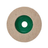 Maxbell 3Pcs Felt Wool Buffing Wheel Angel Grinder Polishing Disc Pad for Marble Green