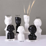 Maxbell Creative Flower Pot Farmhouse Decorative Jug for Wedding Desk Housewarming Style A