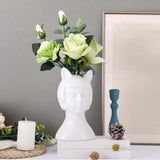 Maxbell Creative Flower Pot Farmhouse Decorative Jug for Wedding Desk Housewarming Style F