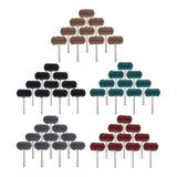 Maxbell Mini Abrasive Wheel Scouring Brush Grinding Sanding Head for Polishing 50Pcs