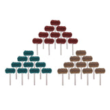 Maxbell Mini Abrasive Wheel Scouring Brush Grinding Sanding Head for Polishing 50Pcs