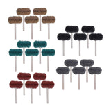 Maxbell Mini Abrasive Wheel Scouring Brush Grinding Sanding Head for Polishing 25Pcs