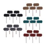 Maxbell Mini Abrasive Wheel Scouring Brush Grinding Sanding Head for Polishing 25Pcs