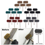 Maxbell Mini Abrasive Wheel Scouring Brush Grinding Sanding Head for Polishing 25Pcs