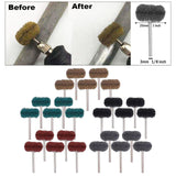 Maxbell Mini Abrasive Wheel Scouring Brush Grinding Sanding Head for Polishing 25Pcs