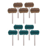 Maxbell Mini Abrasive Wheel Scouring Brush Grinding Sanding Head for Polishing 25Pcs