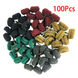 Maxbell 100x Buffing Polishing Wheel Set Grinding Sanding Head Bristle Accessory