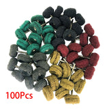 Maxbell 100x Buffing Polishing Wheel Set Grinding Sanding Head Bristle Accessory