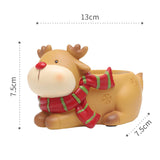 Maxbell Resin Garden Flower Pots Christmas Flower Vase Ornament for Tabletop Reindeer