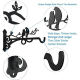 Maxbell Outdoor Planter Hooks Wall Mount Decorative for Outdoor Lanterns