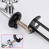 Maxbell Durable Sink Wrench Spanner Double Ended Wrench for Small Spaces for Kitchen B